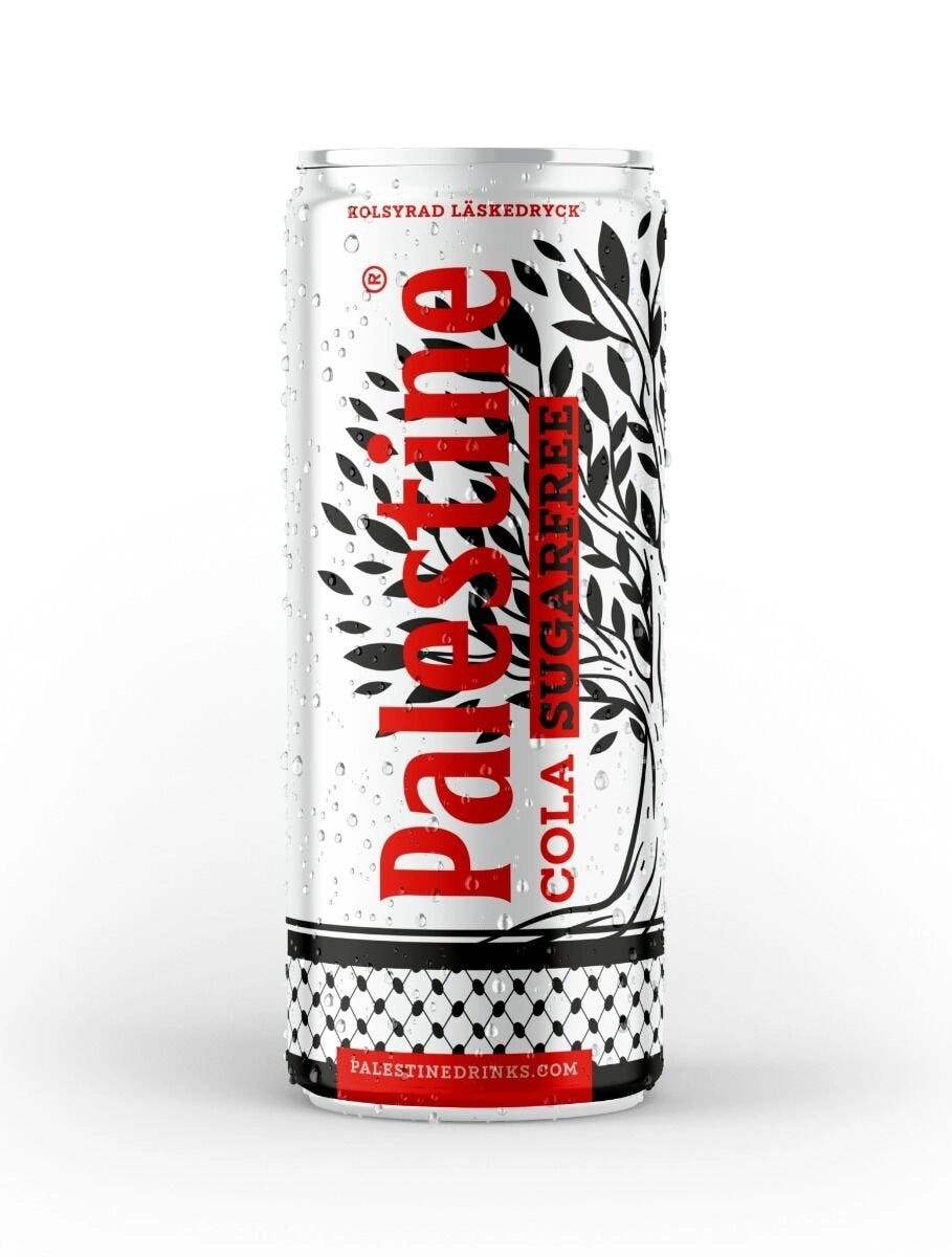 Palestine Drinks Cola Sugarfree – Karton 24x330ml zuckerfreie Cola Dose Großhandel