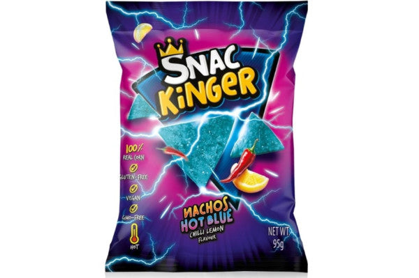 SnacKinger Nacho Chips Hot Blue 16x95g