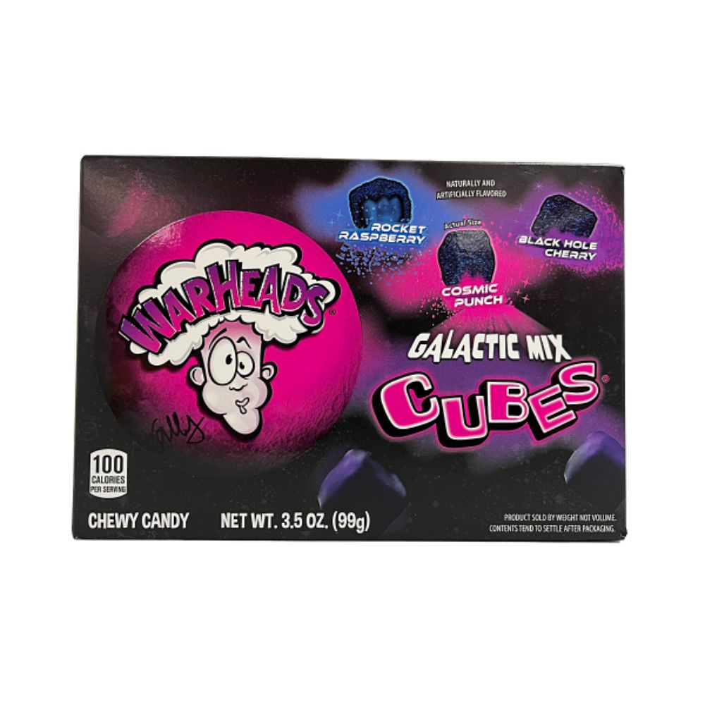 Warheads Galactic Mix Cubes 12x 99g