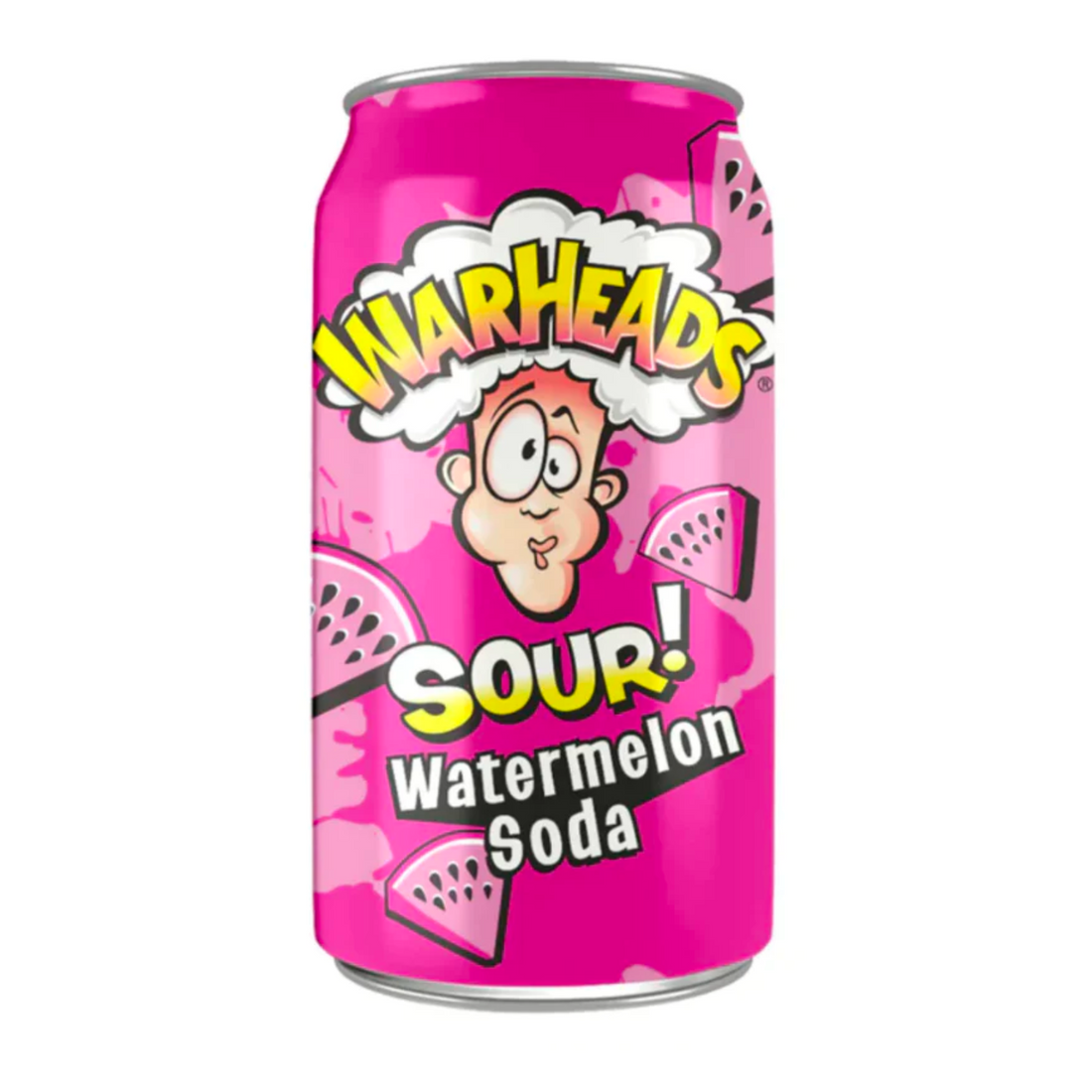 Warheads - Sour Watermelon Soda 355ml - 12er Pack