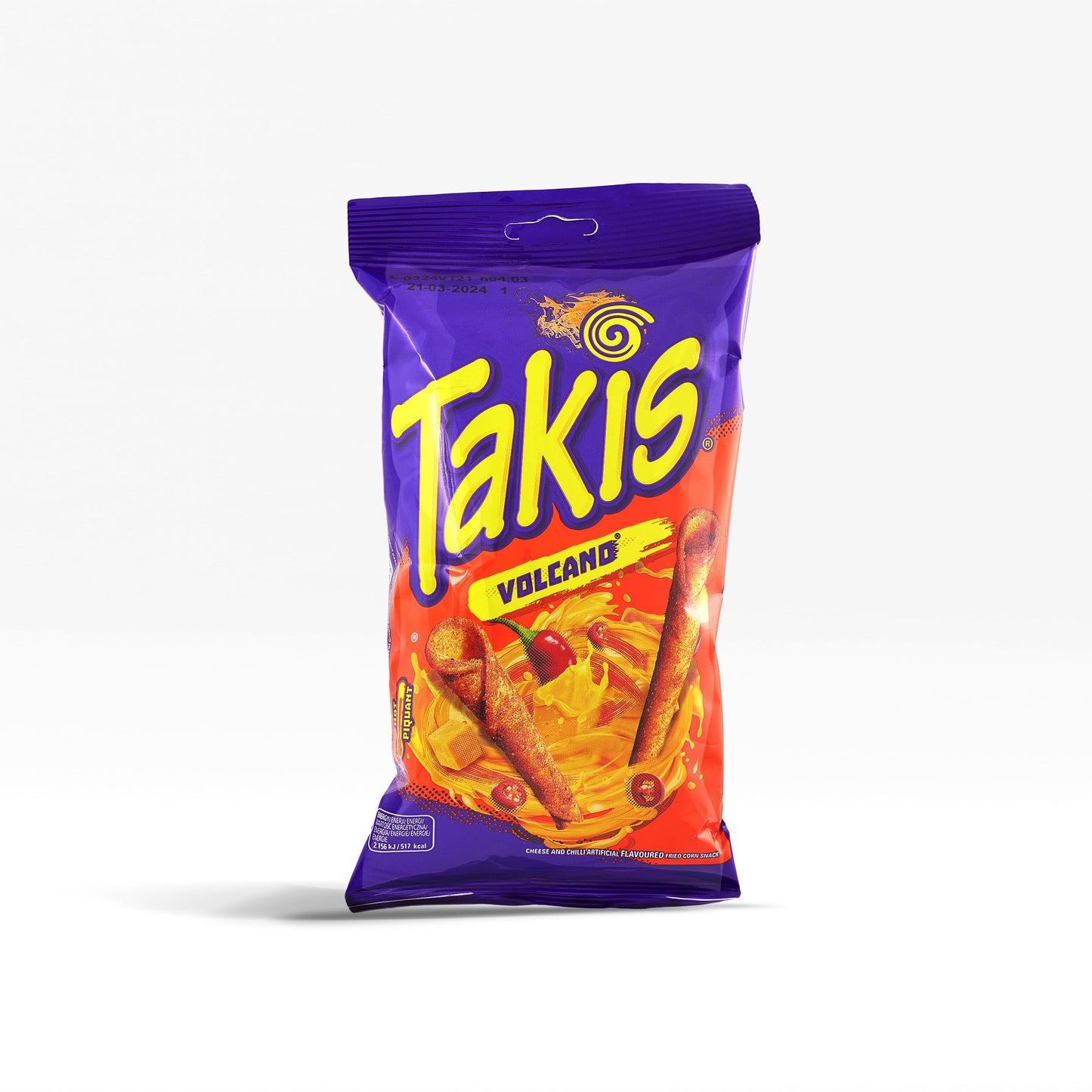 Takis Queso Volcano 90g - 18er Karton