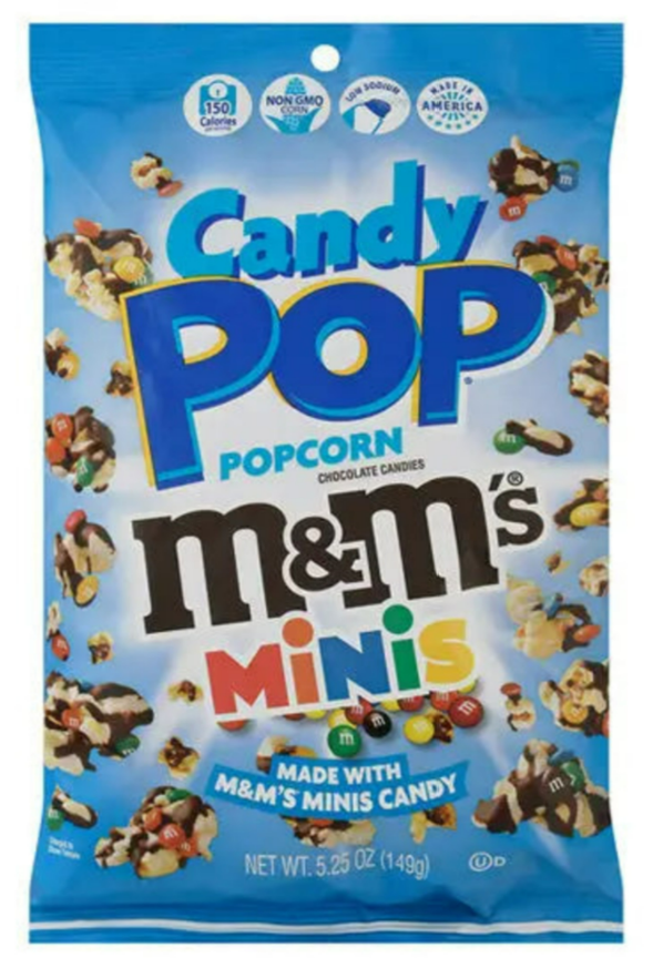 Candy Pop Popcorn M&M Minis 12x 149g