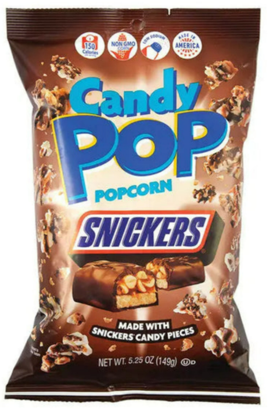 Candy Pop Popcorn Snickers 12x 149g